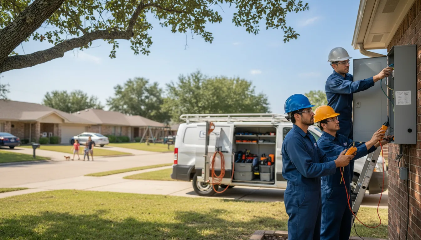 Certified electrician providing emergency electrical services in Big Flat, AR